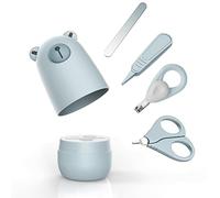 Baby Grooming Gift Set for New Parents and Kids (Blue Bear)