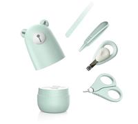 Baby Grooming Gift Set for New Parents and Kids (Green)