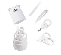Baby Grooming Set regalo per nuovi parenti e bambini (W + orso bianco)