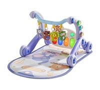 Baby Gym Play Mat Con Walker, Kick And Play Piano Activity Center Con Luce E Musica, Tappetino Per Il T-empo Della Pancia, Con Design Non Slip, Morbido E Ammortizzato, 74x50x43cm, Per Casa, Asilo