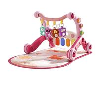 Baby Gym Play Mat Con Walker, Kick And Play Piano Activity Center Con Luce E Musica, Tappetino Per Il T-empo Della Pancia, Con Design Non Slip, Morbido E Ammortizzato, 74x50x43cm, Per Casa, Asilo