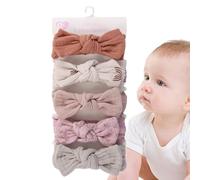 Baby Hair Bows, Stretchy Babies Headbands, 7.09x1.38 Inches Versatile Size & Perfect Fit, Knot Included, Elastic Headband for Youngsters, Kids, Boys, Girls, and Children Use