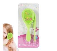 Baby Hair Brush, Massage Cradle Cap, Soft Bristle Comb In Newborns, Gentle Kit Scalp Shower Grooming Baby For Safe Care, Boys & Girls, 40g, 4.92x1.18x0.2 Inches