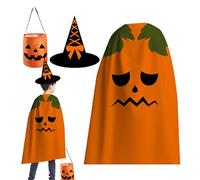 Baby Halloween Costumes - Pumpkin Cape Tengit, Gioco Di Ruoli Di Stagione Di Stagione | Costume Di Vacanza Festive Per Ragazzi Ragazze Con Una Famiglia Di Classe Raduno Festa Di Evento