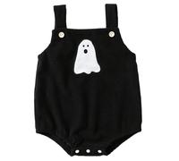 Baby Halloween costumi carino Ghost Halloween vestiti per bambini in pelle amichevole e traspirante 3-6 mesi outfit da ragazza/ragazzo goth tessuto salta per pagliaccio neonato, costumi, taglia 80