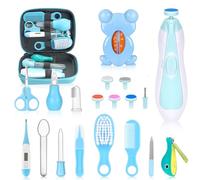 Baby Healthcare and Grooming Kit Portable Baby Safety Care Set Baby Essentials Kit for Newborn (Blue 26 in 1)