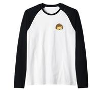 Baby Hedgehog Pocket - Simpatico riccio divertente animale amante degli animali Maglia con Maniche Raglan