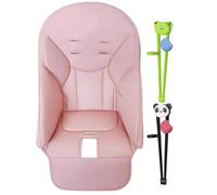 Baby High Chair Cover, PU Leather Soft Padding Seat Children's Dining Chairs, Comfortable And Easy To Clean Cushion, Portable Child Seat Baby Dining Room, For High Chairs And Kids' Chairs