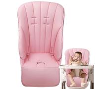 Baby High Chair Leather Cover, Non-Slip Toddler Seat Cushion, Padded Chair Replacement Liner, Waterproof Wipeable Booster Padding, for Kitchen, Dining Room, Travel, Feeding Time