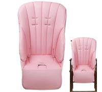 Baby Highchair Leather Cover, Non Slip High Seat Cushion, Highchair Covers Padding Seat Replacement Cushion for Toddler, Highchair Cover, High Chair Replacement Cushion