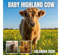 Baby Highland Cow 2026 Calendar: A Year of Cuteness and Country Charm