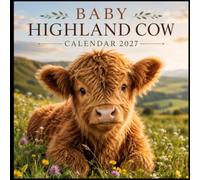 Baby Highland Cow Calendar 2027