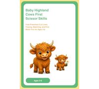Baby Highland Cows First Scissor Skills