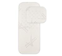 baby idea Babysanity Materassino Carrozzina Sfoderabile a Norma EN16890:2017 - Antisoffoco, Antibatterico, Privo di Zip per Massima Sicurezza - Cuscino Neonato Traspirante in Fibra d’Argento