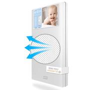 baby idea Materasso Lettino 60x120 Antisoffoco Sfoderabile a Norma EN16890:2017+A1:2021 Lavabile Materasso Culla Neonato Ipoallergenico, Ergonomico per tutte le Stagioni (Bianco/Grigio)