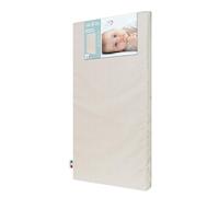 baby idea Materasso Lettino Pieghevole Antisoffoco Sfoderabile a Norma EN 16890:2017 Federa Cotone 100% Oeko Tex Classe 1 Struttura Poliuretano CertiPUR (60x120x8, Righe Beige)