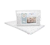 Baby IdeaMaterasso Lettino Campeggio Sfoderabile Pieghevole Traspirante a Norma EN16890:2017 Federa100% Cotone Oeko-tex® Interno Certificato Certipur™ 60x120x4 OMAGGIO Borsa da Viaggio (Aquiloni)