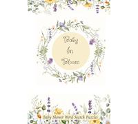 Baby In Bloom: Baby Shower Word Search Puzzles: Fun One Word Word Find Puzzle Books