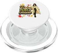 Baby It's Cold Fuori Autunno Raccolto Autunno Melanina Donne Divertimento PopSockets PopGrip per MagSafe
