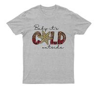 Baby Its Cold Outside T-Shirt Unisex Regalo Retrò Divertente Donna Vintage...