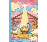 Baby Jesus Composition Notebook: Nativity, religious, christian,journal, 6" x 9", 200 pages, college ruled. Ideal for devotional journaling, Bible ... outlines, or as a thoughtful Christian gift.