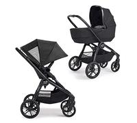 BABY JOGGER City Sights carrozzina e passeggino due in uno con seduta reversibile, sistema compatto e leggero, adatto a tutti i terreni, fino a 22 kg Rich Black