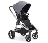 BABY JOGGER City Sights Passeggino 4 ruote grandi, per tutti i terreni, seduta reversibile, richiudibile con una mano, convertibile in sistema modulare con carrozzina, da 0 fino a 22kg Dark Slate