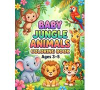Baby Jungle Animals Coloring Book