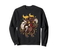 Baby Krampus Manga Kawaii Natale Creepy Merry Krampus Felpa