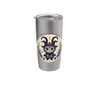 Baby Krampus Natale Bicchiere termico in acciaio inox doppia parete