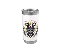 Baby Krampus Natale Bicchiere termico in acciaio inox doppia parete