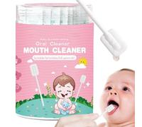 Baby Language Cleaner - Pulitore per gengive in garza per la pelle, portatile, flessibile, per la cura della lingua, della bocca e dei denti del bambino