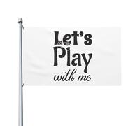 Baby Let'S Play With Me Bandiera Resistente Alle Intemperie Flag Durevole Bandiere Per Decorazione Feste Balcone 3X5Ft