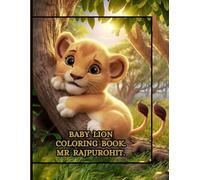 BABY LION COLORING BOOK.