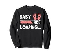 Baby Loading 2026 Design for Funny Pregnancy Announcement Felpa