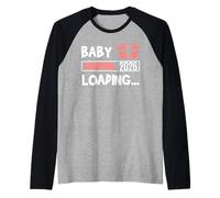 Baby Loading 2026 Design for Funny Pregnancy Announcement Maglia con Maniche Raglan