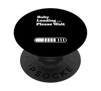 Baby Loading Please Wait Minimo Progress Design grafico PopSockets PopGrip Adesivo