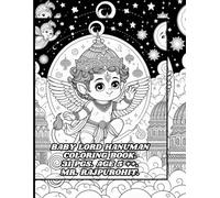 BABY LORD HANUMAN COLORING BOOK.