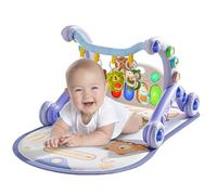 Baby Mat, Multifunctional Baby Gym Play Mats with Walker, Developmental Toy for Fine Motor Skills, Ideal Boys & Girls in Nursery, Daycare, and Home Use, Multi functional Design