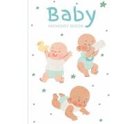 Baby Memory Book for Triplets or Siblings: Turquoise-Themed First Year Journal | Full-Color Milestone Keepsake with Prompts & Photo Spaces