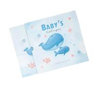 Baby Memory Book With Milestones Photo Pages Handprint Footprint Sections Paper Newborn Gift Ideal Baby Memory Scrapbook Diary