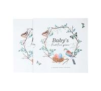 Baby Memory Book With Milestones Photo Pages Handprint Footprint Sections Paper Newborn Gift Ideal Baby Memory Scrapbook Diary