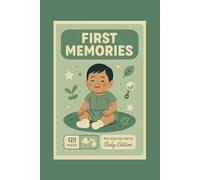Baby Memory Notebook "First Memories": Retro Vintage Journal - Cute Baby Cover Designs: Lovely Baby Shower & Newborn Gift, Perfect for New Parents to ... Softcover, 120 Blank Pages, 6"x9", A5