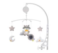 Baby Mobile Crib Accessory, Musical Pendant Mobile, Photo Frame Wind Chime Decor, Soothing Sleep Aid, Gentle Rotating Music Box for Nursery, Bedroom, Stroller, Travel, Shower Use, 49x42x35cm