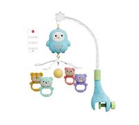 Baby Mobile Crib, Hangable Bassinet Toy, Portable Rattle Attachment, Soothing Visual Engagement, Lightweight Nursery Entertainment, for Playpen Kids Girls Boys Use, 15.75x9.84x18.9 Inches