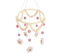 Baby Mobile, Crib Mobiles, 23.62x7.68 Inches Hangable Bell, Soothing Motion Wind Chime Overhead, Bed Decoration for Nursery, Bedroom, Girls, Boys, Bedside, Room and Bassinet