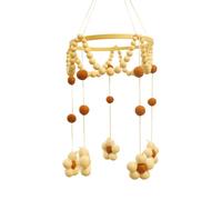 Baby Mobile - Dekoration Fürs Babybett | Spielzeug Babymobile | Spielzug-Dekoration Mit Glöckchen Für Und Mädchen Im Kinderzimmer, Baby Bett, Bettumgebung Und Laufstall - 60x19,5 Cm