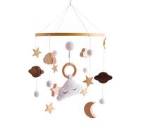 Baby Mobile Hanger, Baby Mobile per Cot | Giocattoli per bambini Moon Star Baby Mobile-Win-Wind con ciondolo a campana, arredamento della camera per bambini, camera per bambini mobile, automobile casa