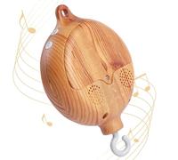 Baby Mobile Music Box Effetto Legno Carillon Letto Campana, Letto Per Bambini Mobile Motore Carillon Bambino Spinner Biancheria Da Letto Rotante Letto Campana Pendente Decorazione Letto Bambino