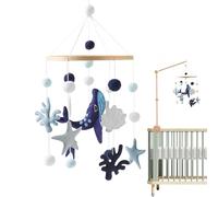 Baby Mobile - Tema del mare neutro | Giocattolo per bambini per bambini per bambi ni | Shell del mare star di corallo mobile | Anello stabile per mots il sensoriale lontano